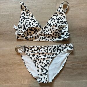 Aerie leopard print bikini